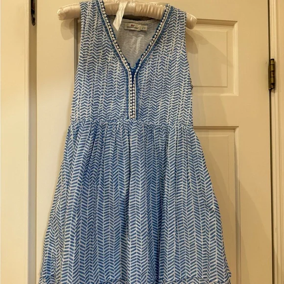 blue white chevron dress St Tropez Dress/Skirt